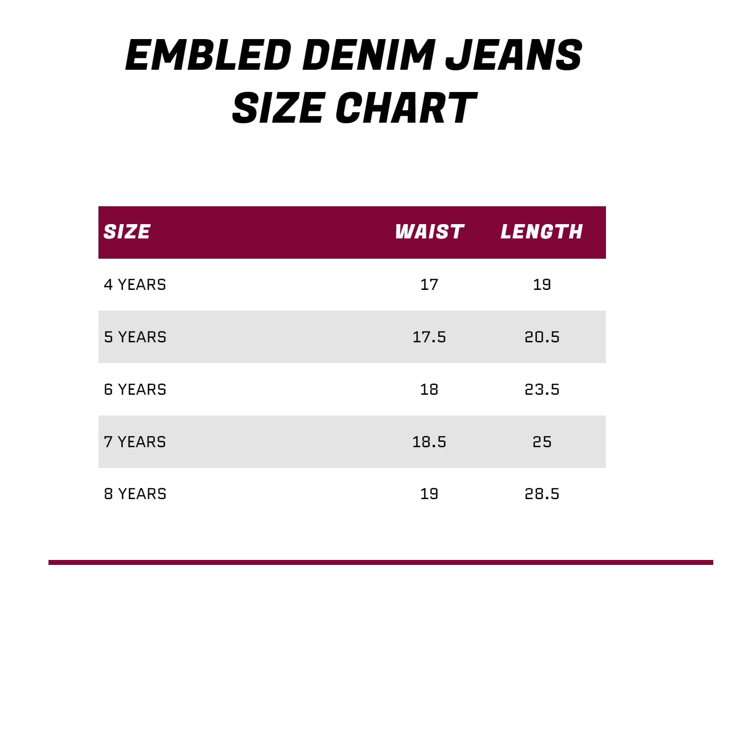 Emblished Denim Jeans (Black)