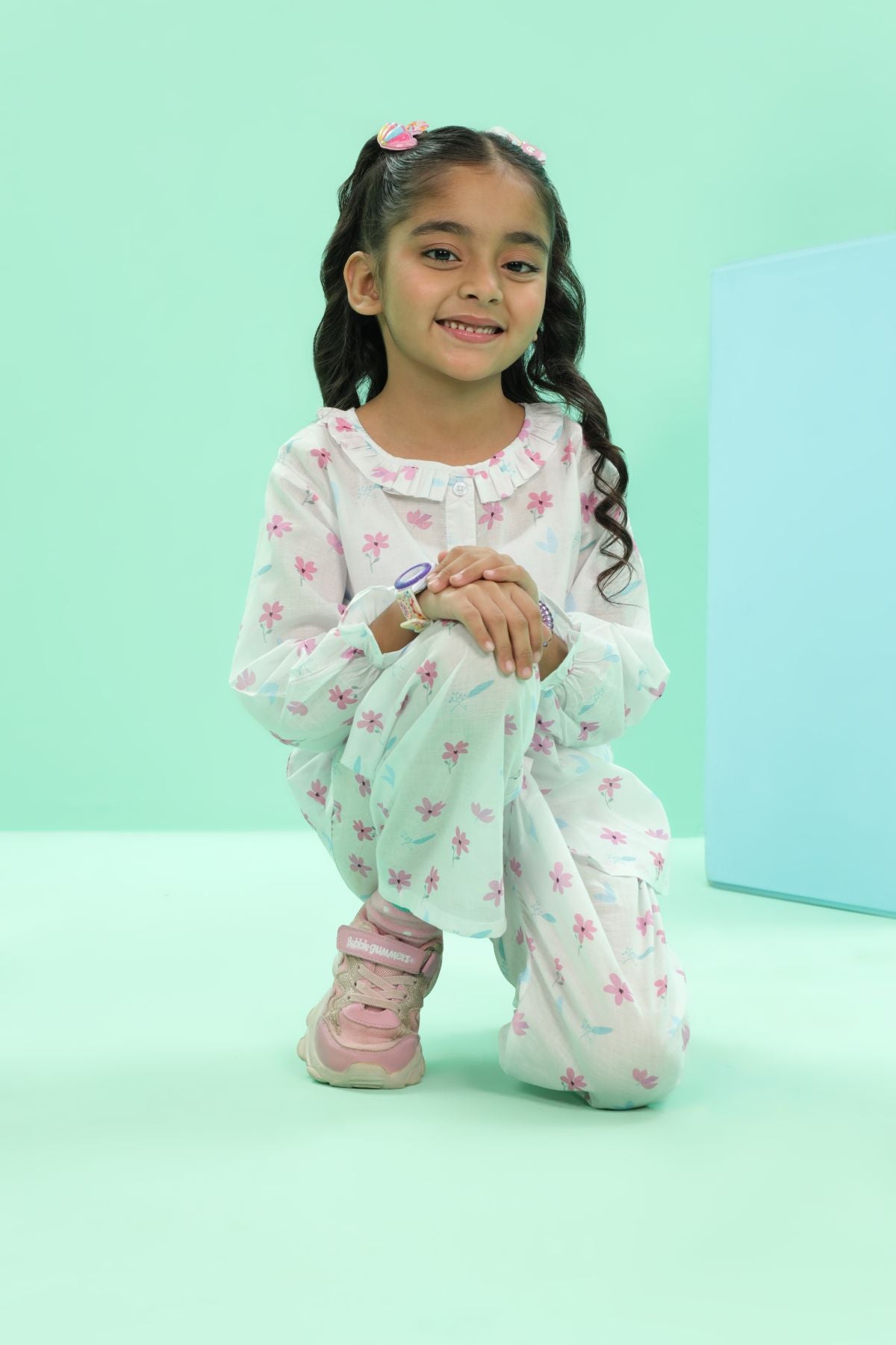 Floral Fantasy Girls Tunic