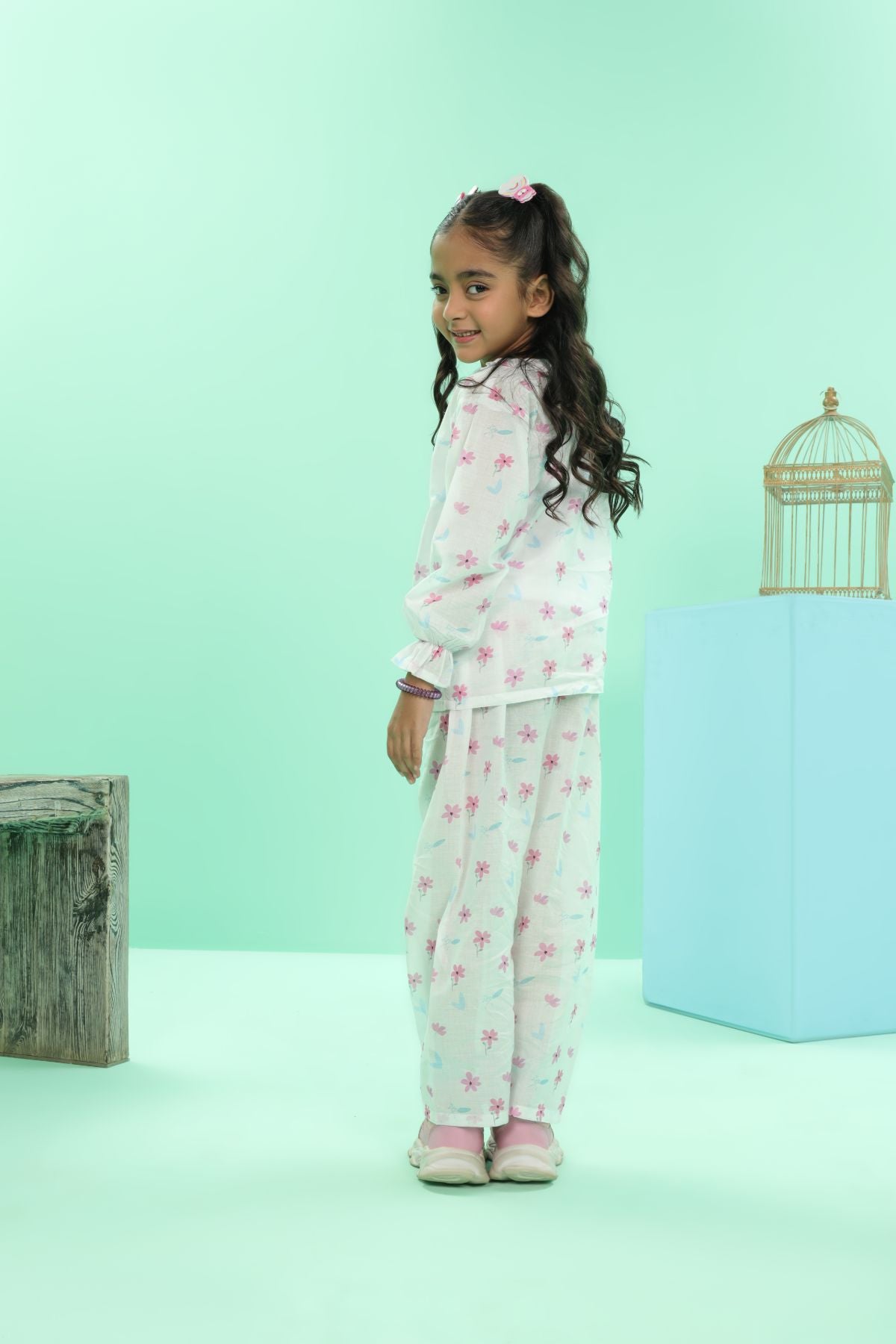 Floral Fantasy Girls Tunic
