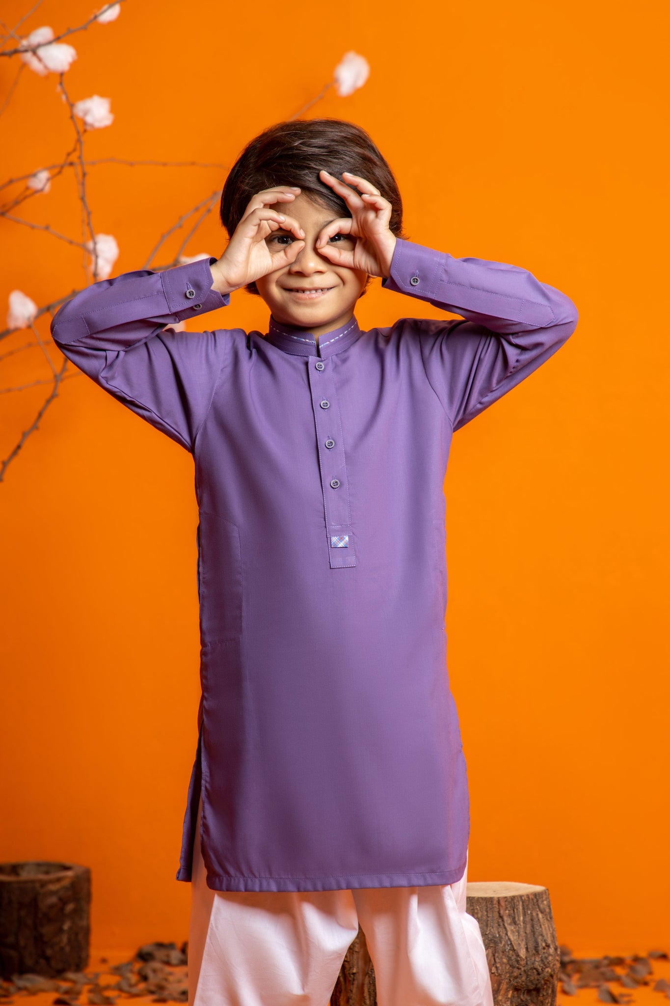 Purple Shalwar Kameez
