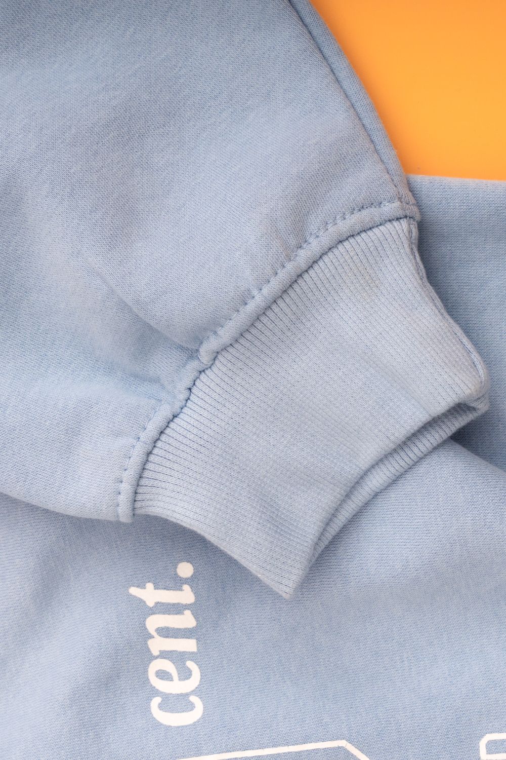 Blue Crop Sweatshirt